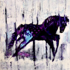 'Purple Pony by Deann Cumner